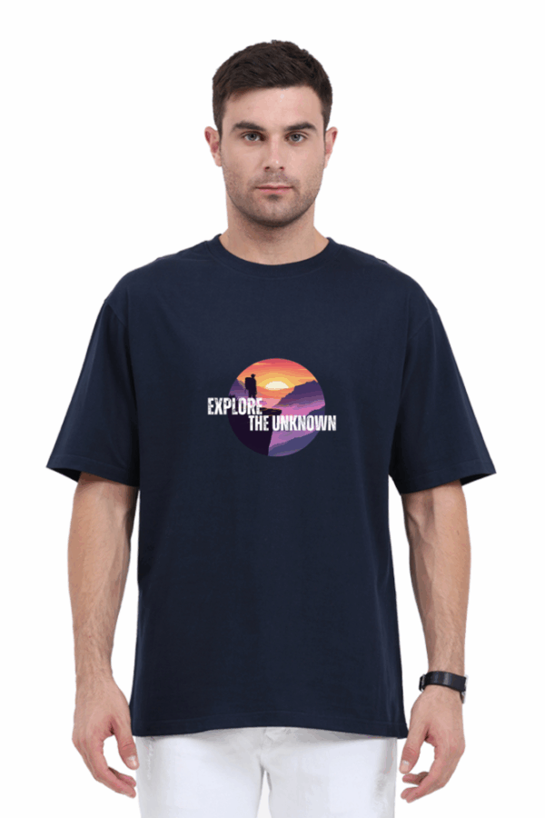 Explore the unknown |  Unisex Oversized Tee