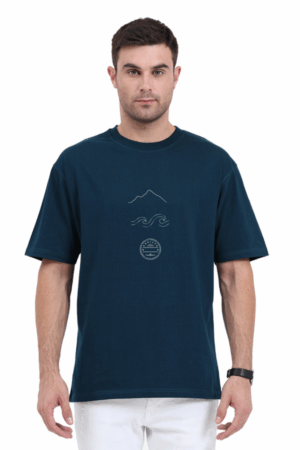 Wanderer’s Minimalist Escape Tee | Oversized unisex tee
