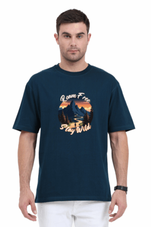 Roam Free, Stay Wild | Oversized unisex tee