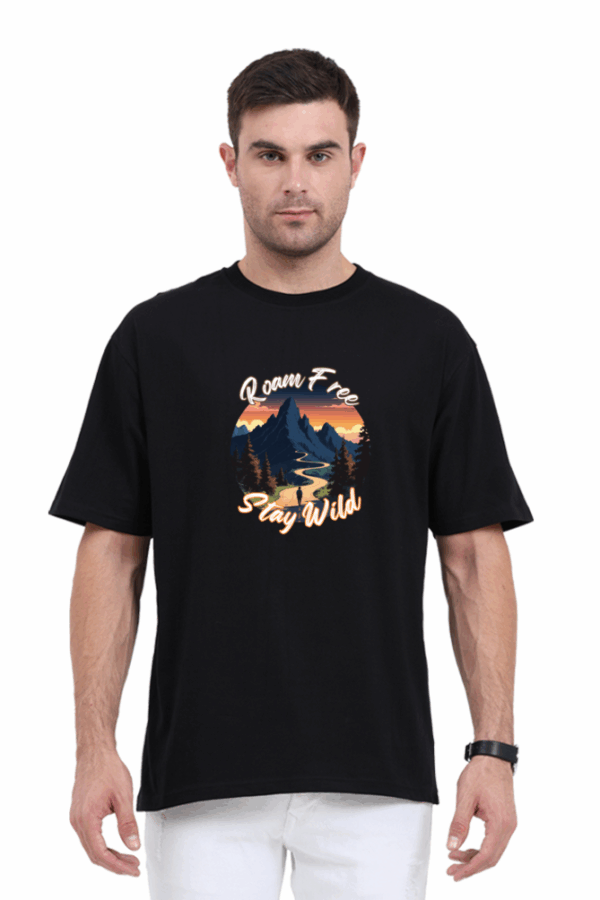 Roam Free, Stay Wild | Oversized unisex tee