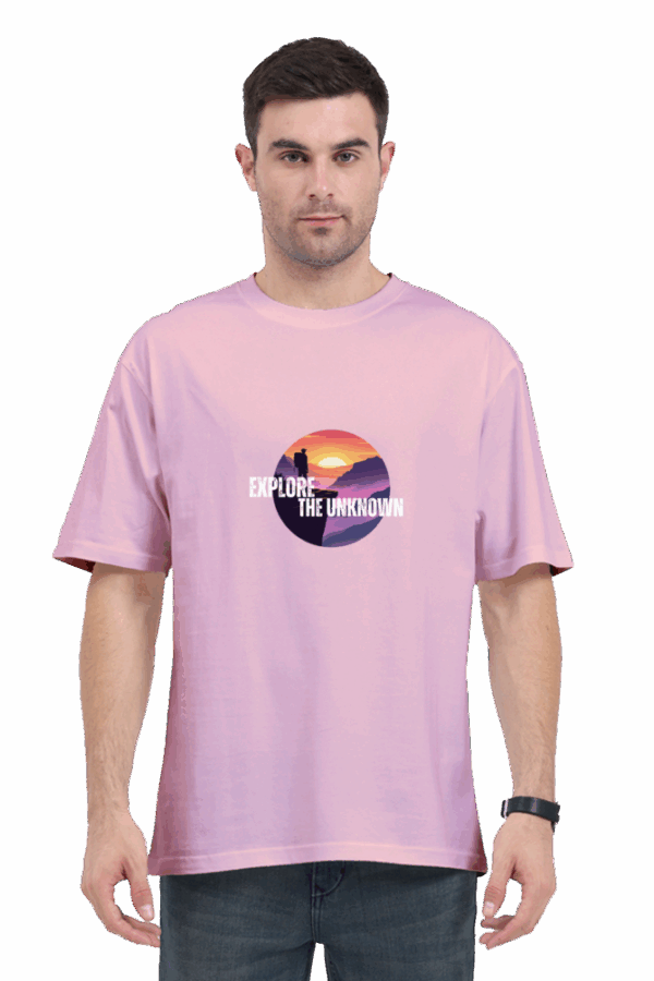 Explore the unknown |  Unisex Oversized Tee