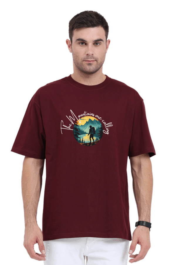 The Mountains Are Calling |  Unisex Oversized Tee