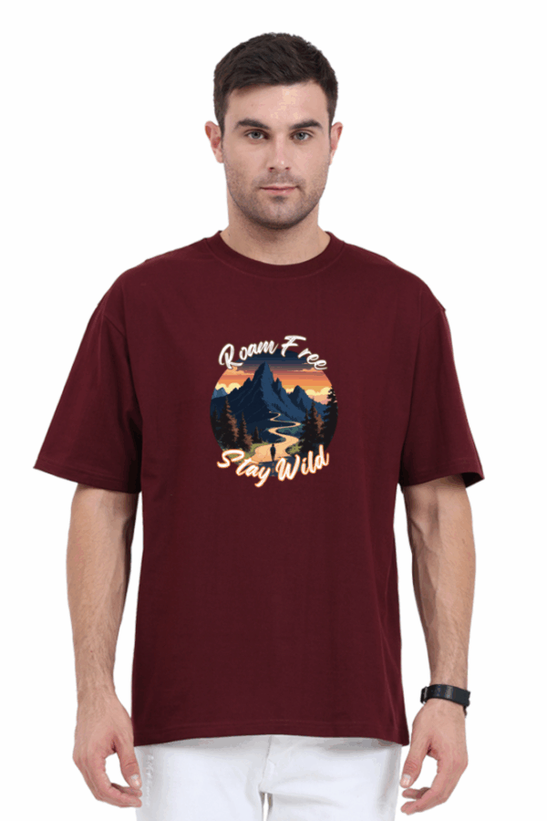 Roam Free, Stay Wild | Oversized unisex tee