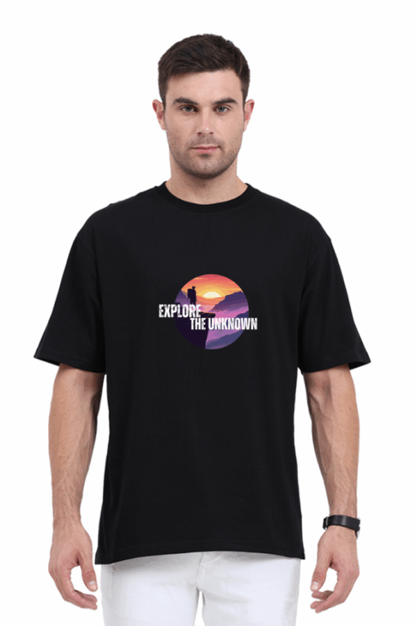 Explore the unknown |  Unisex Oversized Tee
