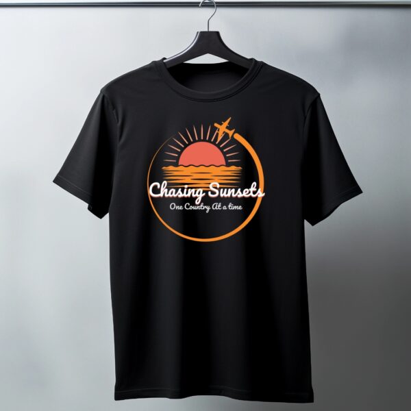 Chasing Sunsets Oversized Graphic Tee | Travel & Adventure