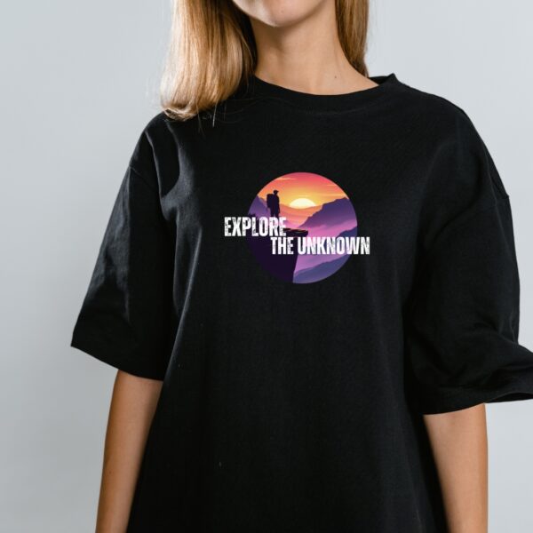 Explore the unknown |  Unisex Oversized Tee