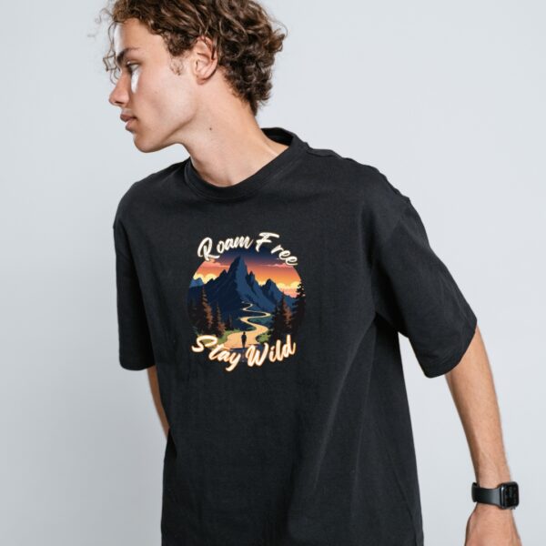 Roam Free, Stay Wild | Oversized unisex tee